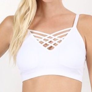 Caged Bralette With Adjustable Straps